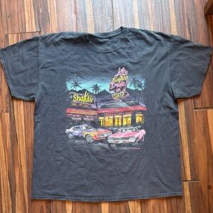 Vintage Graphic T-Shirt with Drive-In Print
